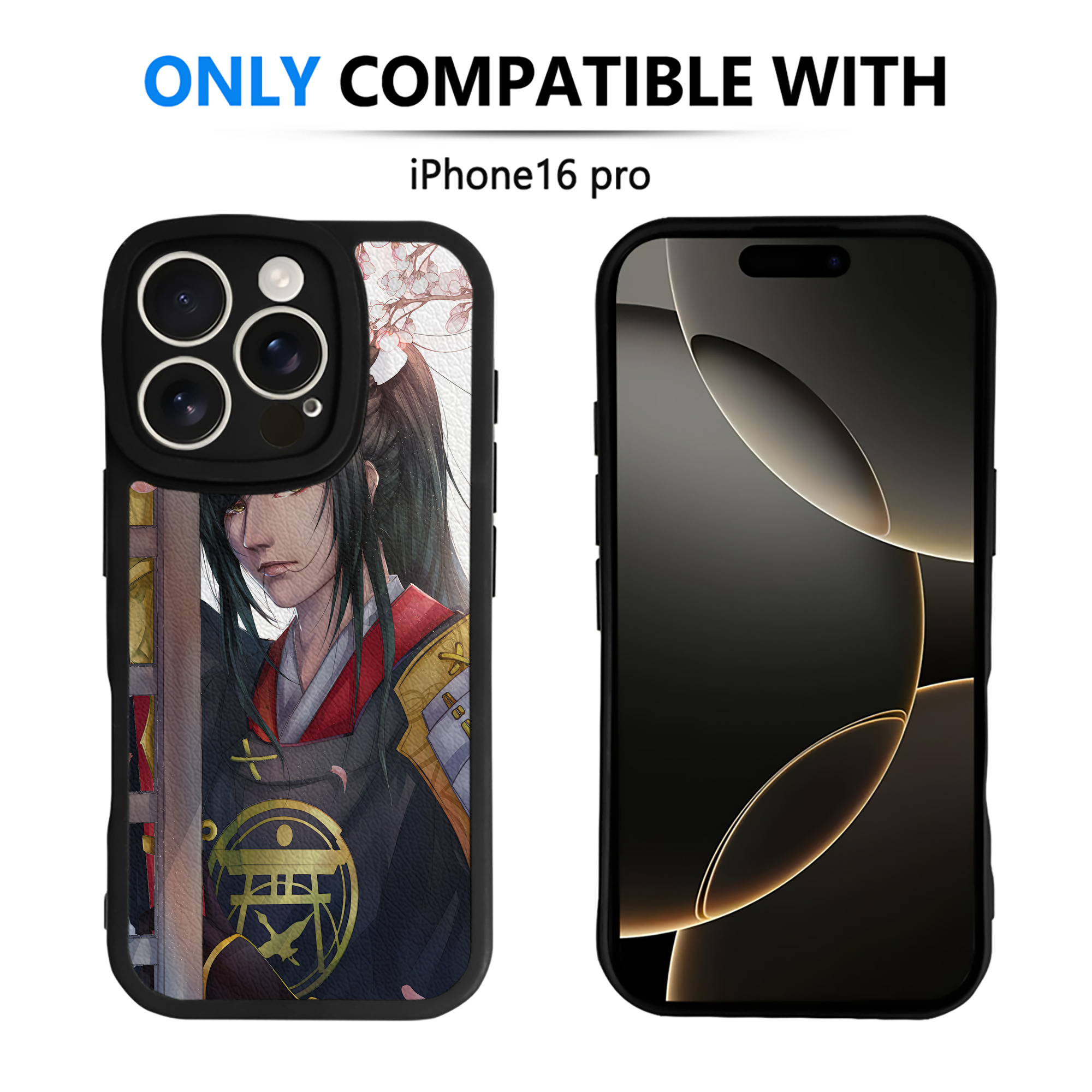（画像用） 刀剣乱舞 Touken Ranbu 【iPhone 16シリーズ対応】シリコンスマホケース（レザー調） 材質：シリコン